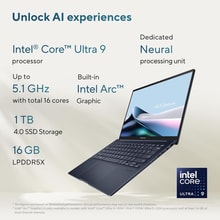 أسوس زنبوك لابتوب 14 انش OLED Intel® Core™ Ultra 9 Processor 185H - Series 1 | 14 OLED Touch Screen 3K thin & light - أفضل سعر