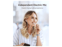 JoyRoom JR-EW06 Wired Series Half In-Ear Metal Wired Earbuds - Best Prices