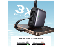 JoyRoom JR-PBF27 22.5W mini Power Bank with Dual Cables 10000mAh - Best Prices