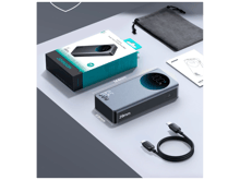 جوي رووم JR-PBF05 باور بانك شحن سريع 65 واط مع شاشة ديجيتال 30000 مللي امبير مع كيبل تايب سي الى تايب سي 100 واط 1.2م - أفضل سعر