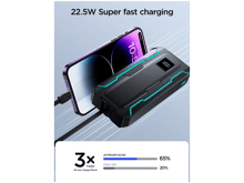 JoyRoom JR-L017 22.5W Power Bank with Built in 2in1 Cables with SOS light 10000mAh - Best Prices