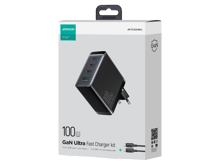 جوي روم JR-TCG04 شاحن سريع بقوة 100 واط+ كابل C الى C بقوة 100 واط - أفضل سعر