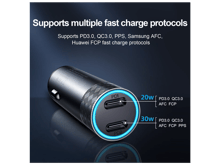 JoyRoom JR-CL13 50W Dual-port PD Car Charger - Best Prices