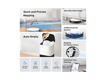 تابو RV20 مكنسه وممسحة روبوت مع قاعدة تفريغ ذاتيه - أفضل سعر تابو RV20 مكنسه وممسحة روبوت مع قاعدة تفريغ ذاتيه - أفضل سعر