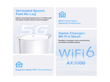 تي بي لينك X50-5G 5G AX3000 شبكة منزلية كامله واي فاي 6 - أفضل سعر