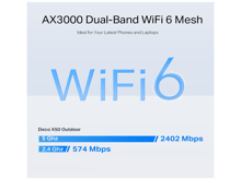 Tp-Link Deco X50-Outdoor(1-pack)  AX3000 Outdoor Whole Home  MeshWiFi 6 Unit - Best Prices