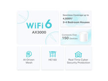 Tp-Link Deco X50(2-pack)  AX3000 Whole Home Mesh  WiFi 6 System - Best Prices