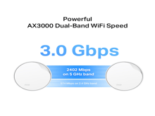 Tp-Link Deco X50-PoE(3-pack)  AX3000 Whole Home Mesh  WiFi 6 System with PoE - Best Prices