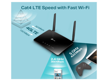تي بي لينك ارتشر  MR200 AC750 راوتر لاسلكي ثنائي النطاق 4G - أفضل سعر