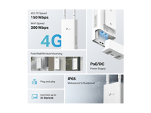 تي بي لينك TL-MR100راوتر خارجي لاسلكي بسرعة 300 ميجابت N 4G LET - أفضل سعر تي بي لينك TL-MR100راوتر خارجي لاسلكي بسرعة 300 ميجابت N 4G LET - أفضل سعر