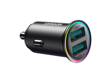 جوي رووم شاحن سيارة معدني صغير JR-CCN03 2USB 24W 2USB - أفضل سعر
