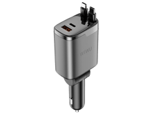ويوو شاحن سيارة سريعHelix Pro بقوة 111 واط بتقنية GaN، بمنفذي USB-A وC، طراز Wi-CC034 - أفضل سعر