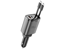 ويوو شاحن سيارة سريعHelix Pro بقوة 111 واط بتقنية GaN، بمنفذي USB-A وC، طراز Wi-CC034 - أفضل سعر