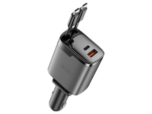ويوو شاحن سيارة سريعHelix Pro بقوة 111 واط بتقنية GaN، بمنفذي USB-A وC، طراز Wi-CC034 - أفضل سعر