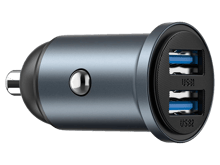 ويوو شاحن سيارة Wi-CC031 Nano Lite بقوة 12 واط بمنفذي USB، يدعم الشحن السريع QC3.0 - أفضل سعر