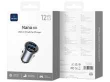 ويوو شاحن سيارة Wi-CC031 Nano Lite بقوة 12 واط بمنفذي USB، يدعم الشحن السريع QC3.0 - أفضل سعر