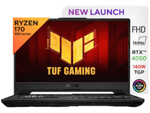 اسوس لابتوب الألعاب A16، معالج AMD Ryzen 7 170، بطاقة رسوميات NVIDIA GeForce RTX 4050 (سعة 6 جيجابايت)، ذاكرة 16 جيجابايت DDR5، وحدة تخزين 512 جيجابايت PCIe 4.0 SSD، شاشة 16 بوصة FHD+ بمعدل تحديث 144 هرتز. - أفضل سعر
