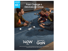 Anker Charger 140W, 4-Port, PD 3.1 with USB-C Cable - Best Prices