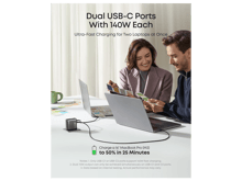 Anker Charger 140W, 4-Port, PD 3.1 with USB-C Cable - Best Prices