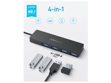 أنكر موزع يو اس بي سي 4 منافذ USB 3.0 متعددة مع سرعة نقل بيانات تصل إلى 5 جيجابت في الثانية، مخصص لأجهزة Type-C. - أفضل سعر