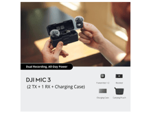 DJI Mic 3 2-Person Compact Wireless Mic - Best Prices