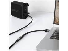 ايس فاست محول صوت J13 من USB-A إلى 3.5 مم، لون أسود - أفضل سعر