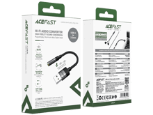 ايس فاست محول صوت J13 من USB-A إلى 3.5 مم، لون أسود - أفضل سعر