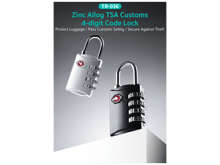 Coteci Zinc Alloy TSA Customs 4-digit Code Lock TR-036 - Best Prices