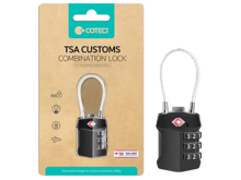 Coteci Zinc Alloy TSA Customs 4-digit Code Lock TR-005 - Best Prices