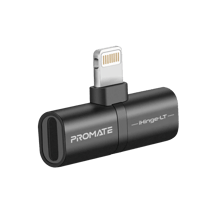 PROMATE 2 in 1 Audio & Charging Adapter with Lightning Connector - Best Prices