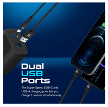 PROMATE BiPlug-2 17W High-Speed Dual Port Charger - Best Prices
