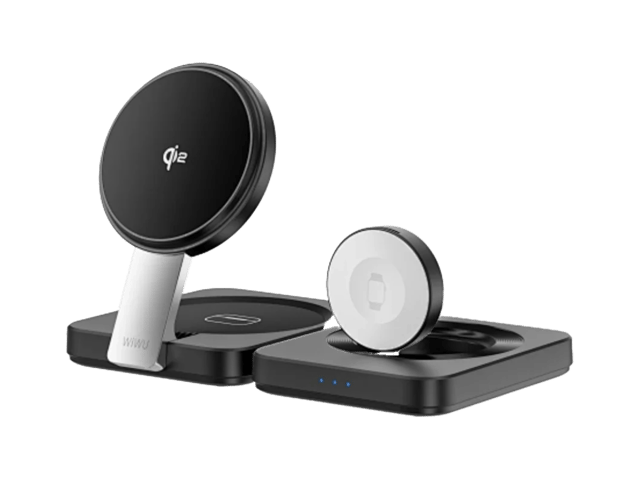 WiWU Wi-W028 3 in 1 Folding Wireless Charger