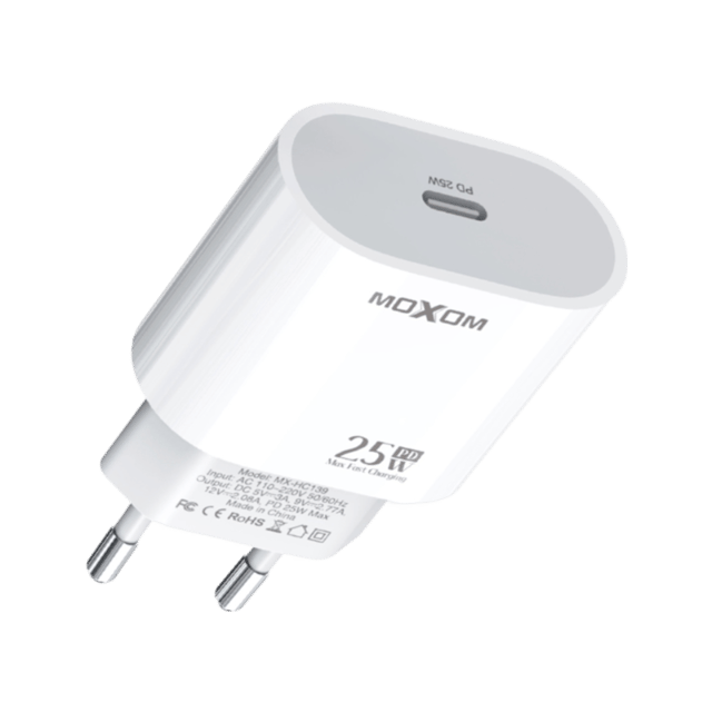 Moxom MX-HC139 Type-C Fast Charger 25W