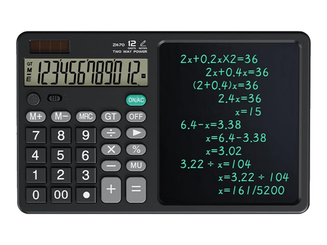Calculator with Notepad 7"