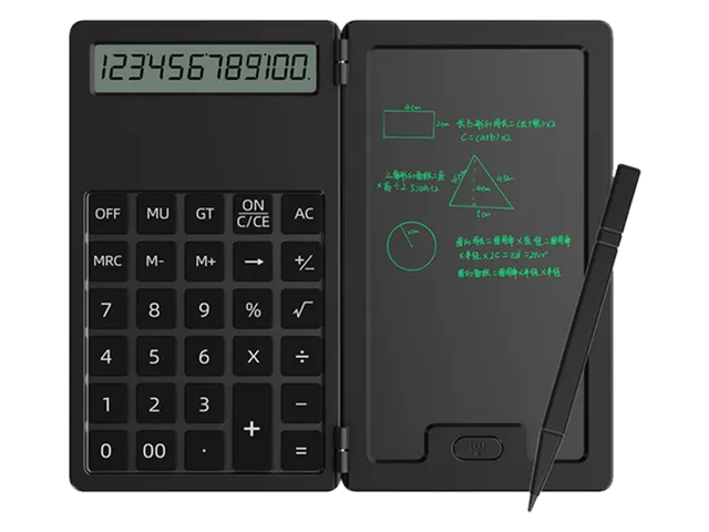 Calculator with Notepad LED 12 Digital