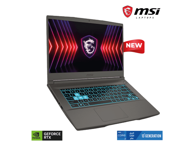 MSI B13UC 15" - Intel® Core i7-13620H + Nvidia RTX 3050 Max-