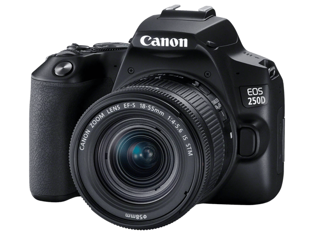 كانون EOS 250D DSLR كاميرا مع عدسه 18-55ملم