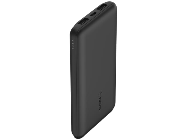 بيلكن  BPB011btBK BoostCharge باور بانك مع ثلاثة منافذ مع كيبل يو اس بي الي تايب سي 15واط