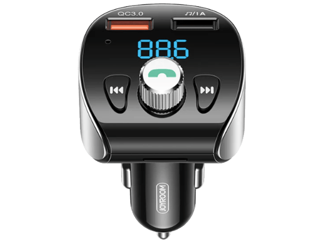 جوي رووم JR-CL02 مشغل MP3 متعدد الوظائف بتقنية البلوتوث وشاحن سيارة سريع الشحن QC3.0