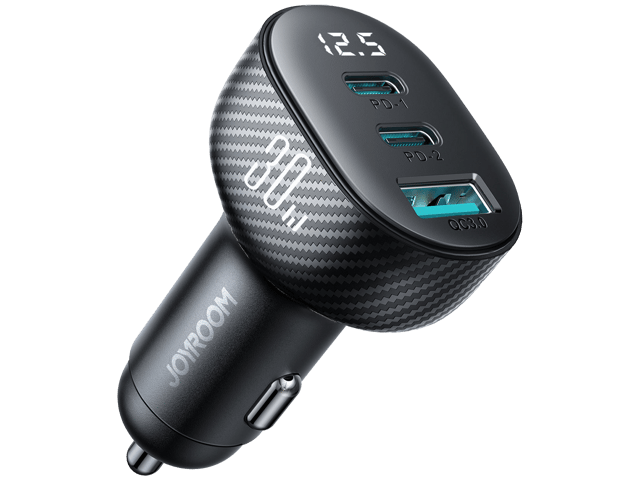 JoyRoom JR-CCD04 30W 2C1A Digital Display Car Charger
