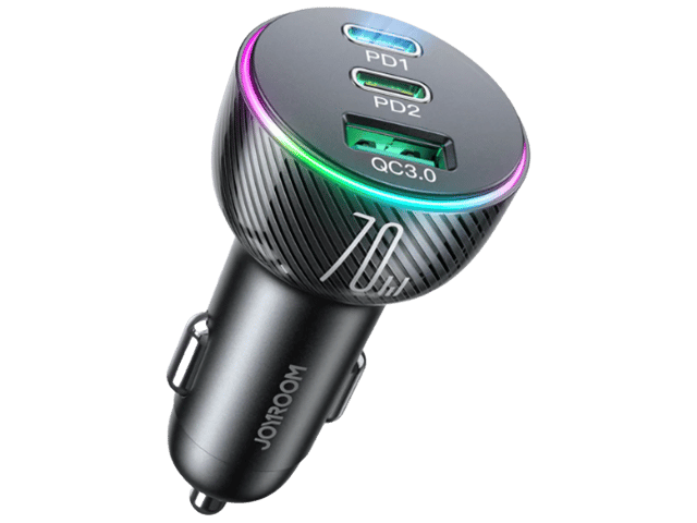JoyRoom JR-CL26 70W Car Charger 2PD+1USB Car Charger
