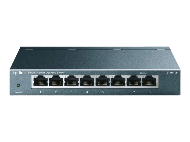 تي بي لينك TL-SG108 محول مكتبي ذات 5 مداخل