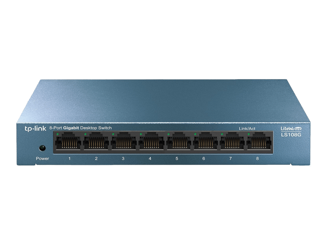مركوسيس LS108G محول مكتبي ذات 8 مداخل