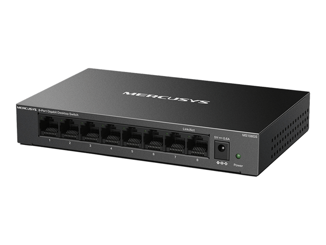 مركوسيس MS108GS محول مكتبي ذات 8 مداخل