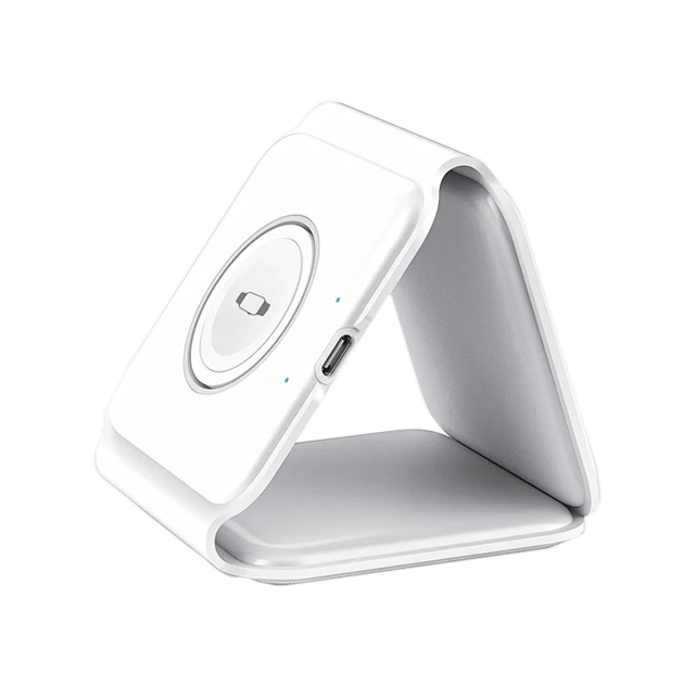 WiWU M6 Foldable 3 In 1 Wireless Charger