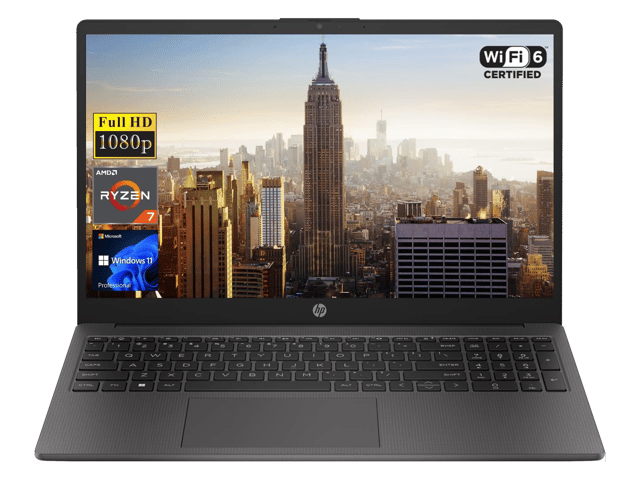 HP 255 G10; Ryzen 5 7530U; 16GB RAM; 512GB SSD; 15.6" FHD