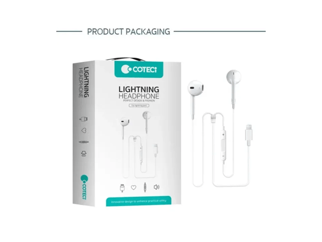 كووتي سماعة رأس Lightning المدمجة MS-031