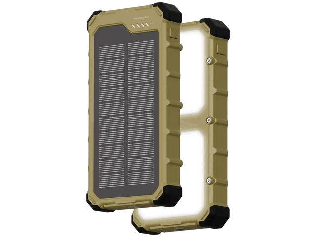باوراولوجي بنك الطاقة الشمسية  Solara IP66 PD22.5W مزود بلوحتي LED مدمجتين