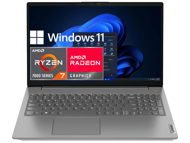 لينوفو لابتوب V15 من الجيل الرابع، معالج AMD Ryzen 7، 16 جيجابايت، 512 جيجابايت، 15.6 بوصة
