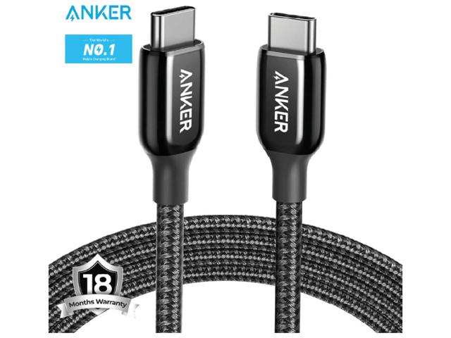Anker Nylon USB-C to USB-C 2.0 Cable 6ft